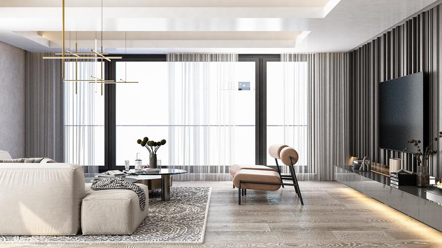 Apartament cu 4 camere decomandat în Noua