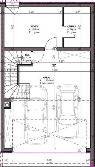 Duplex cu 5 camere cu Canalizare în Dâmbul Rotund