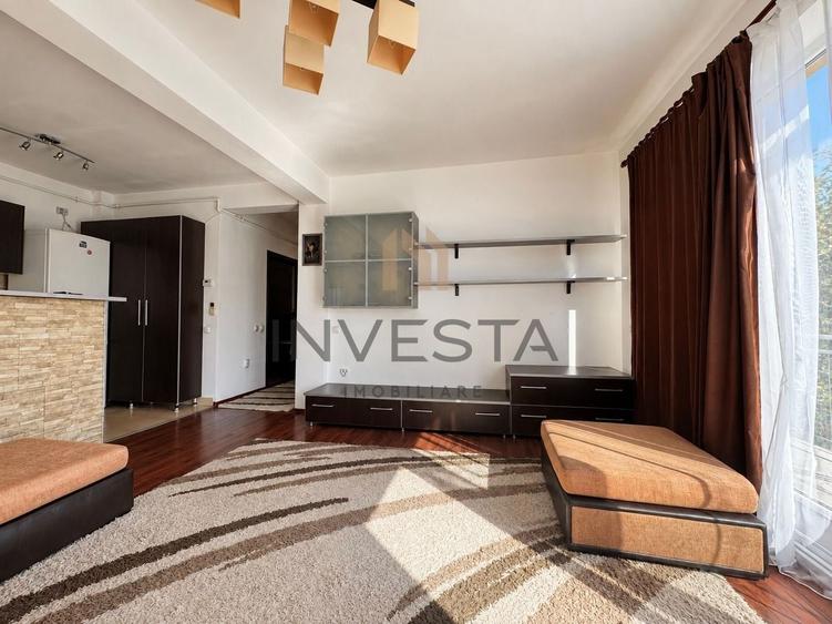 Apartament cu 2 camere semidecomandat, mobilat în Bună Ziua