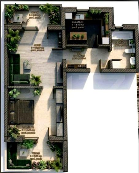 Apartament cu 2 camere decomandat în Mehala