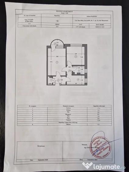 Apartament cu 2 camere semidecomandat, mobilat în Gării