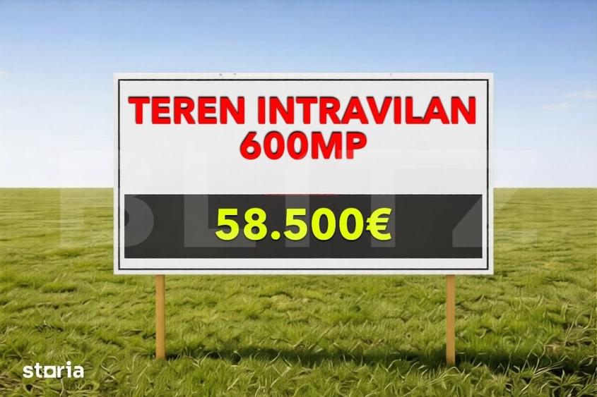 Teren intravilan 600mp utilitati Mosnita Noua - 1