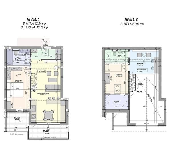 Apartament cu 3 camere în Cristian