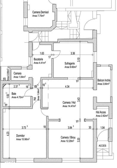 Apartament cu 3 camere în Dorobanți