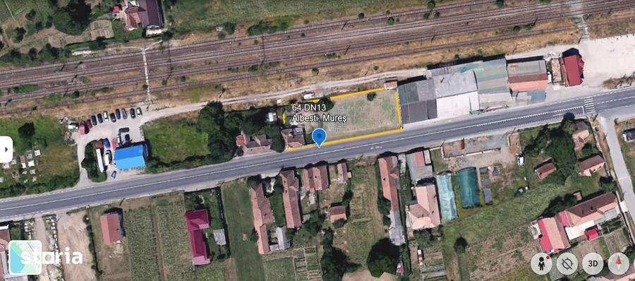 Casă cu 2 camere cu Teren 960 Mp în Albești