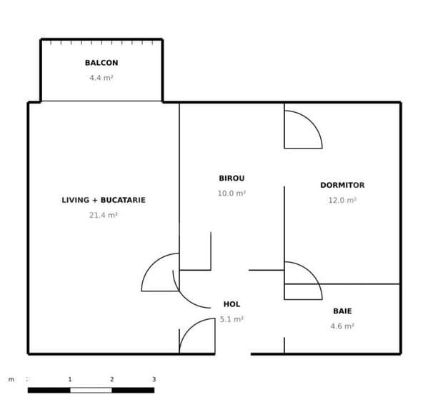 Apartament 3 Camere decomandat, 2 bai Class Park, Targoviste - 1