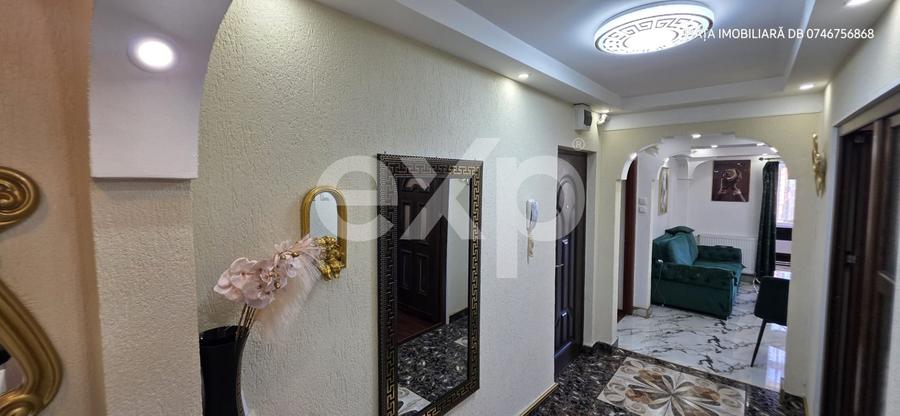 Apartament unic de 4 camere (reorganizat inteligent), Mobilat & Utilat - etaj 2 - 4