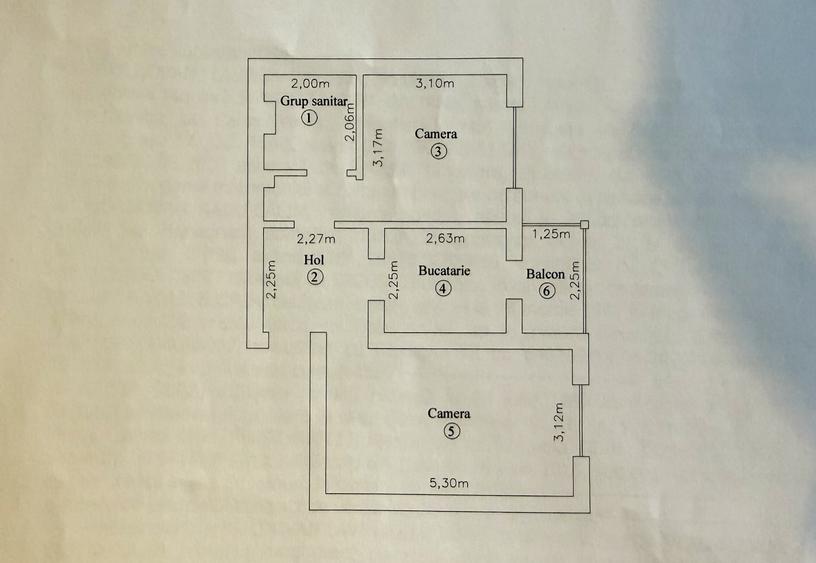 Apartament cu 2 camere decomandat, mobilat în Aradului