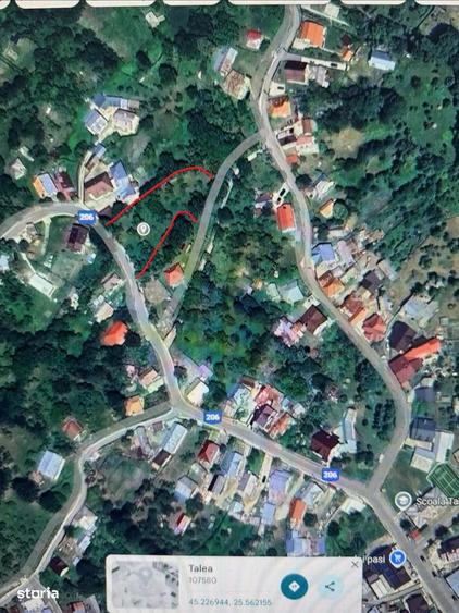 Teren de 2423 mp, în Talea