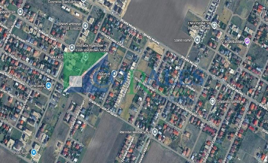 Teren Construcții intravilan de 918 mp, în Dumbrăvița