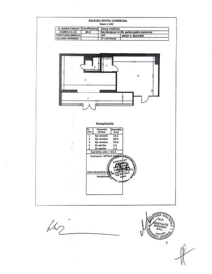 Spațiu comercial, de 76 mp, în Giurgiului