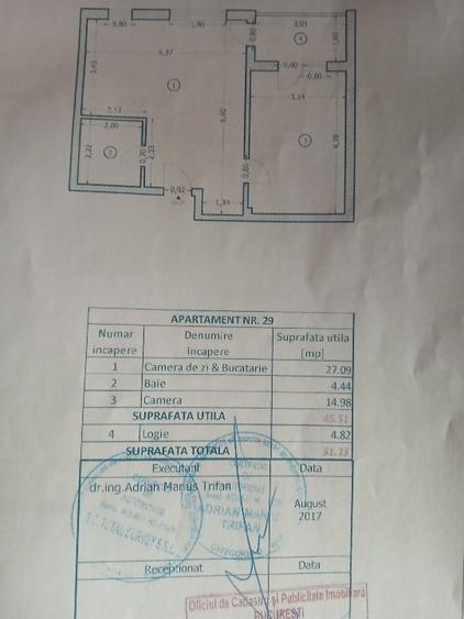 Apartament cu 2 camere semidecomandat în Rahova