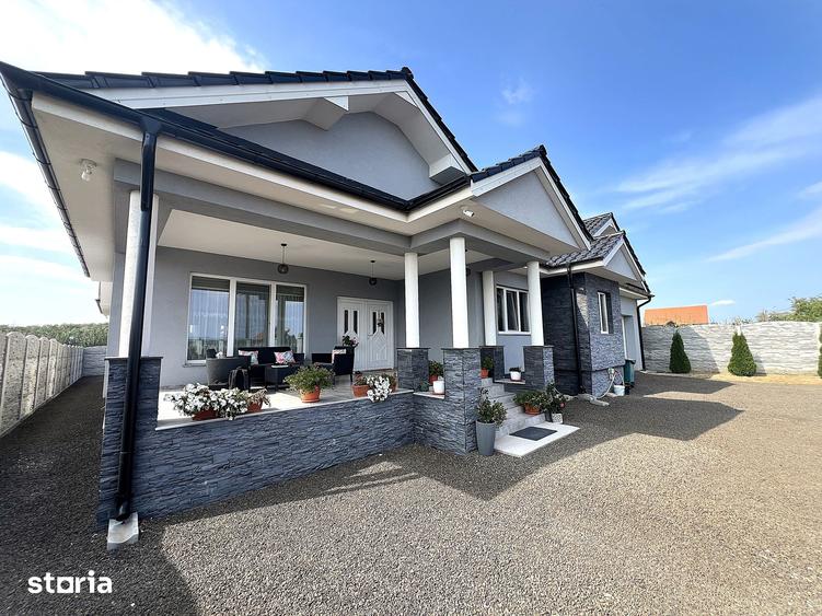 Casă cu 4 camere cu Teren 1500 Mp în Halmeu