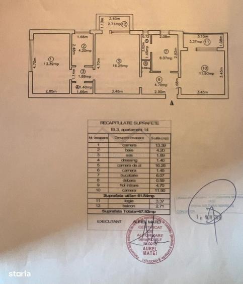 Apartament cu 3 camere semidecomandat în Podu Roș — fotografia 1