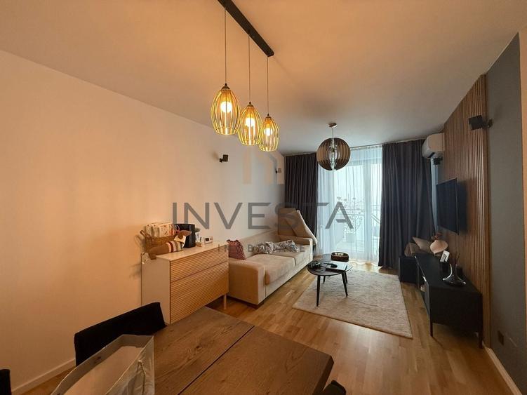 Apartament cu 2 camere semidecomandat, mobilat în Între Lacuri