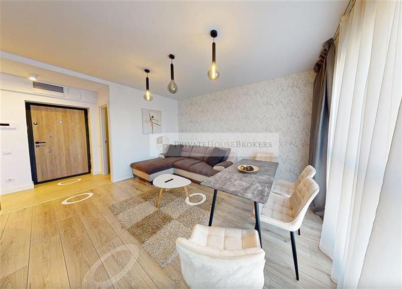 Apartament cu 2 camere decomandat, mobilat în Pipera