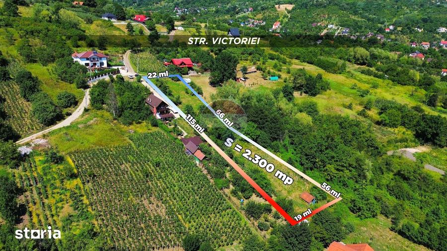 Teren de 2300 mp, în Săsar