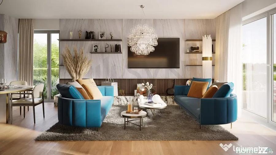 Apartament cu 3 camere decomandat în Barbu Văcărescu