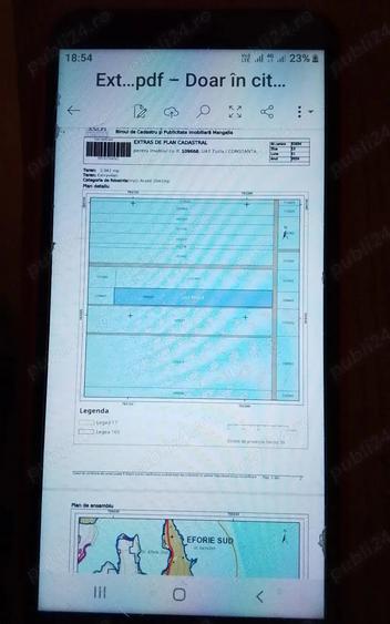 De vinzare teren ieftin la mare 2040mp 25 Euro mp pe faleza farului tuzla romania - 15