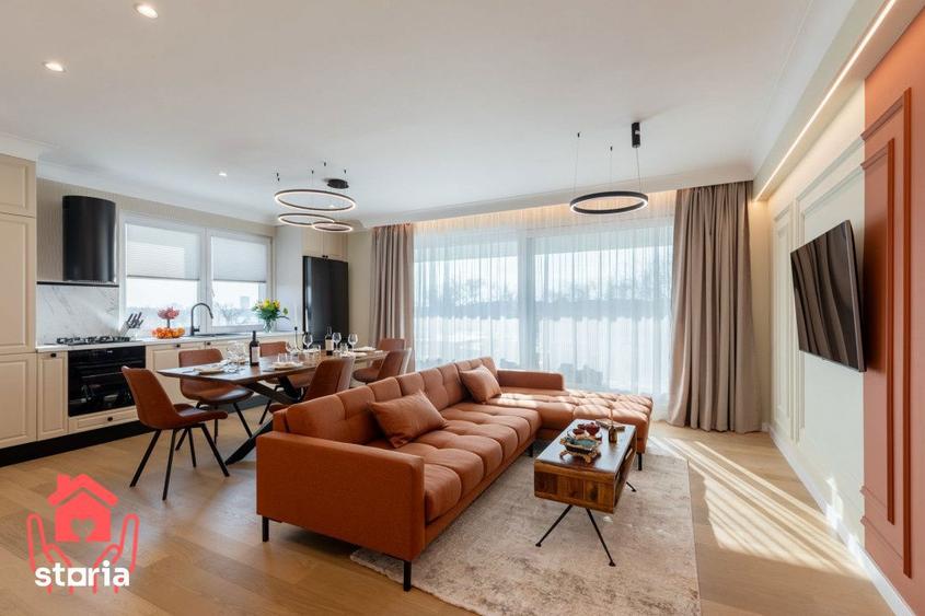 Apartament cu 4 camere, mobilat în Grivița