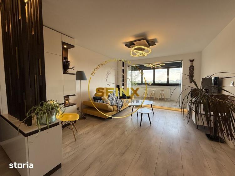 Apartament cu 2 camere semidecomandat, mobilat în Tineretului