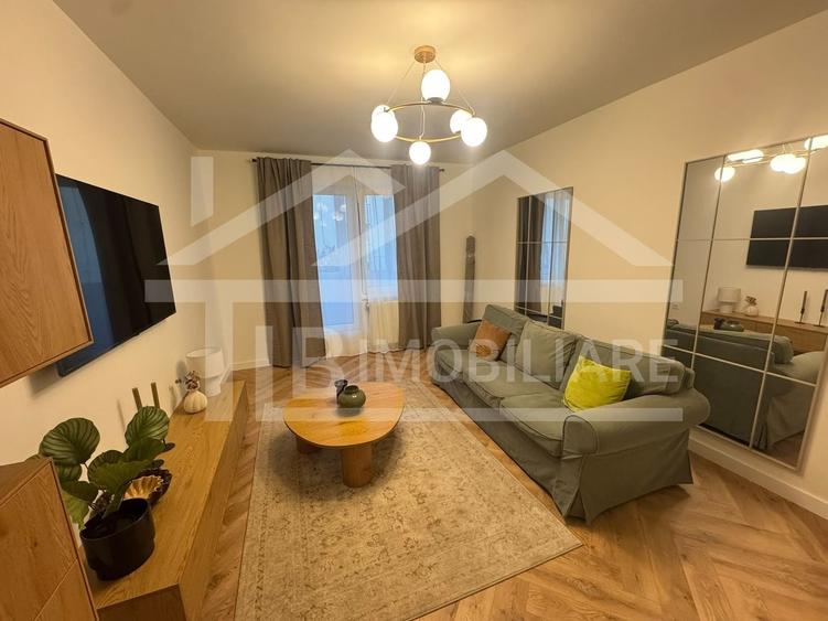 Apartament cu 2 camere decomandat, mobilat în Cornișa
