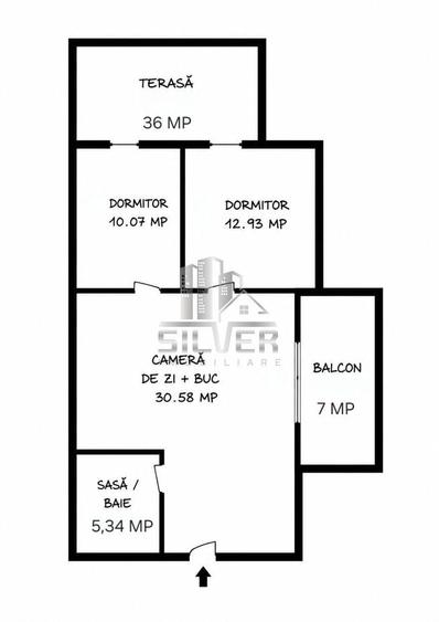 Apartament cu 3 camere/59mp/TERASA 36MP/CF/imobil nZEB/TVA INCLUS. - 4