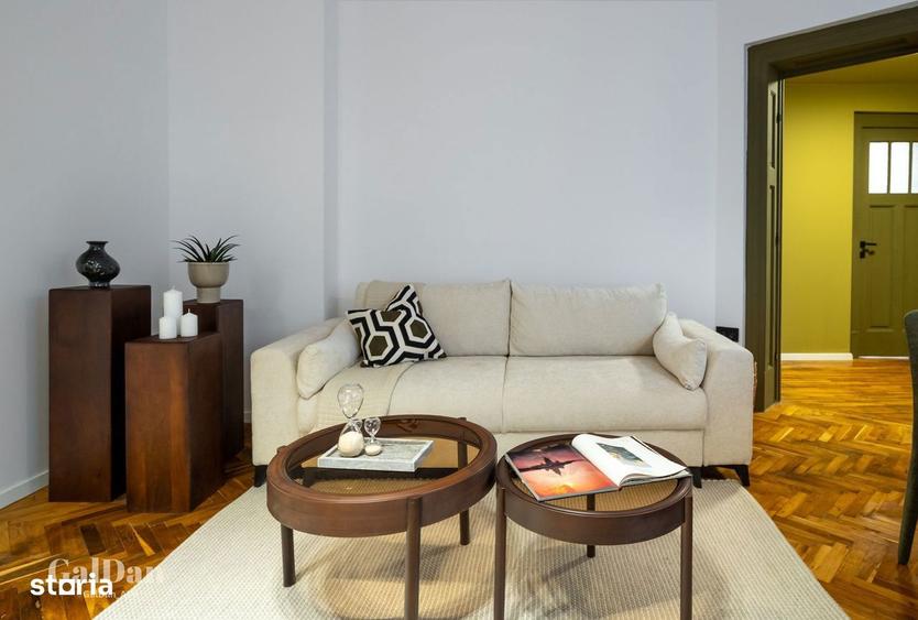 Apartament cu 3 camere, mobilat în Cișmigiu