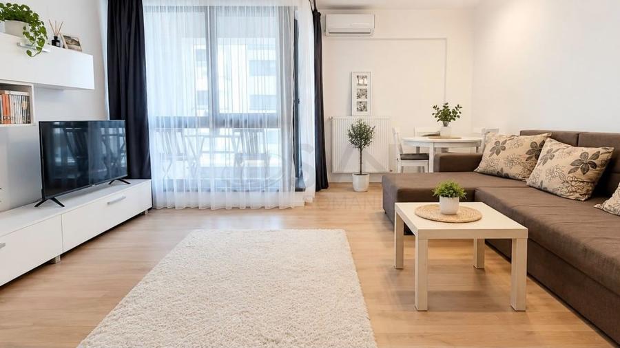 Apartament cu 2 camere decomandat, mobilat în Pipera