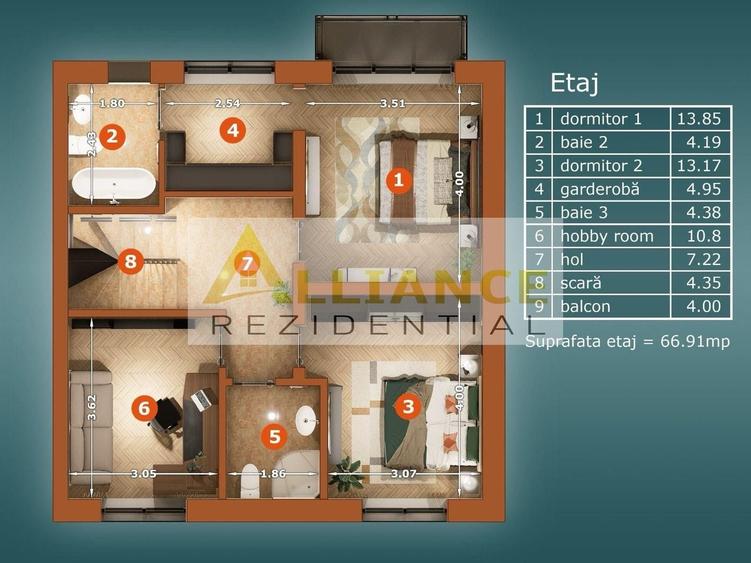 Vila tip duplex de vanzare || Popesti Leordeni || aproape de Primarie - 19
