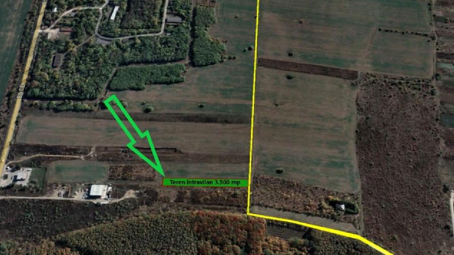Teren agricol intravilan de 3500 mp, în Central