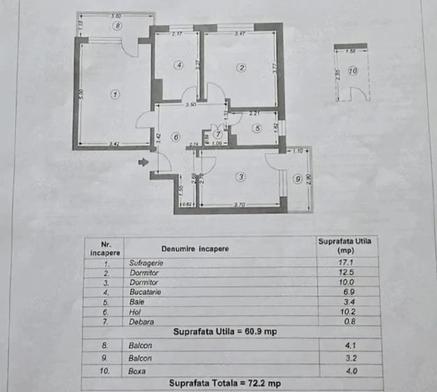 Tomis Nord | 3 camere | Boxa - 8