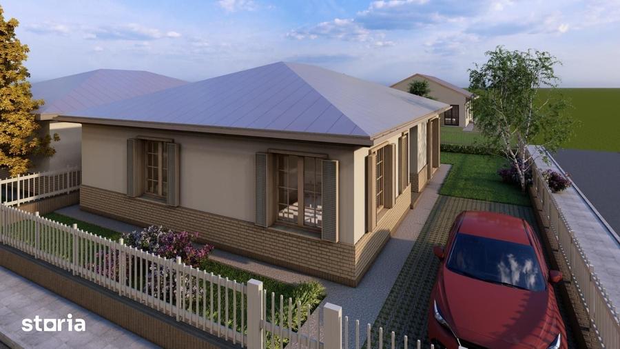 Casă cu 4 camere cu Teren 300 Mp în Odăi