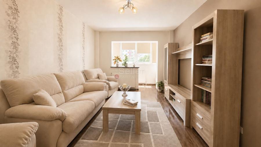 Apartament cu 3 camere decomandat, mobilat în Răcădău