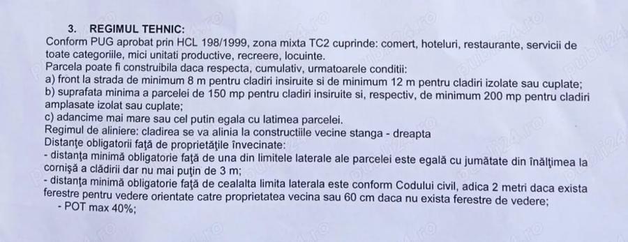 Teren de 2900 mp, în Exterior Vest