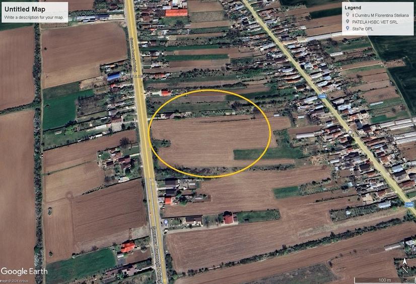 Teren Construcții intravilan de 4958 mp, în Potigrafu