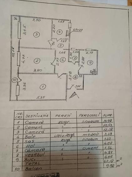 Apartament cu 3 camere decomandat în Prelungirea Ferentari