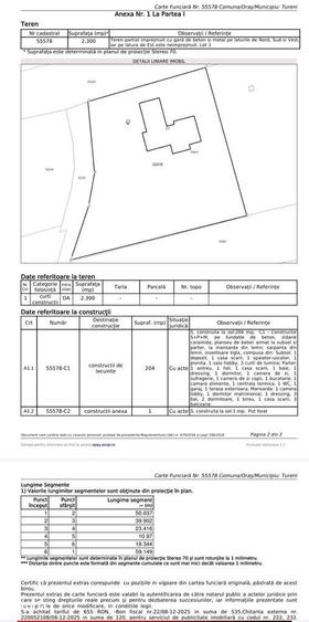 Casă cu 5 camere cu Teren 2300 Mp în Tureni