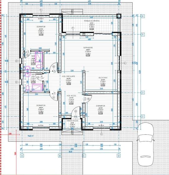 Casă individuală cu 4 camere cu Teren 468 Mp în Nojorid