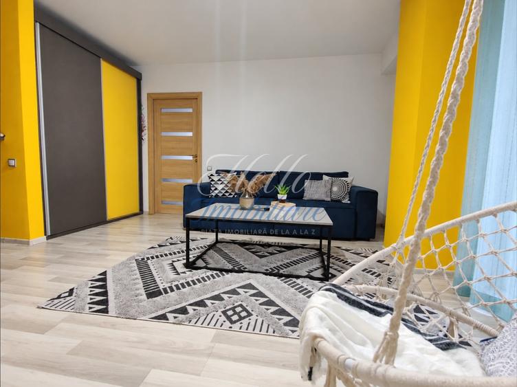 Apartament cu 2 camere semidecomandat, mobilat în Florești