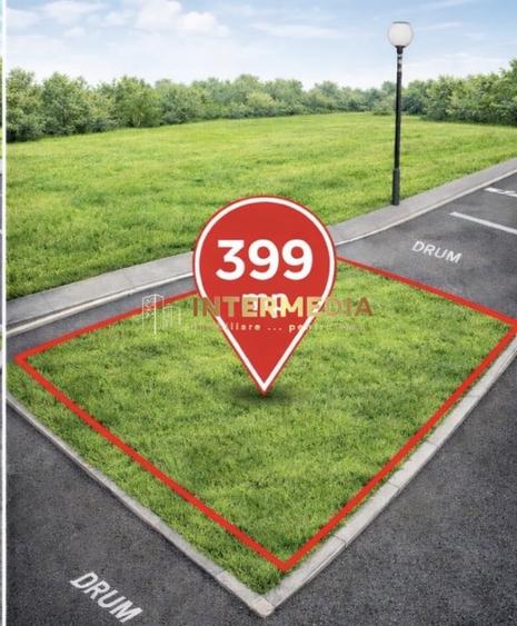 Teren Construcții intravilan de 399 mp, în Cetate