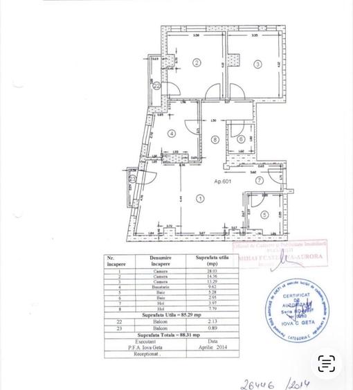 Apartament 3 camere - Nord (Sisesti) - 10