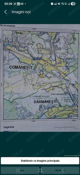Teren de 3870 mp, în Coman