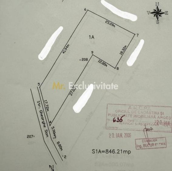 Teren Construcții intravilan de 846.21002197266 mp, în Găvana