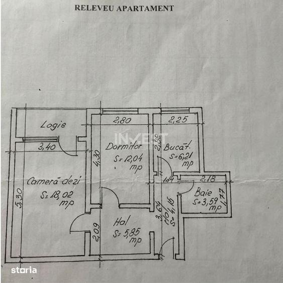 Apartament cu 2 camere decomandat în Zimbru
