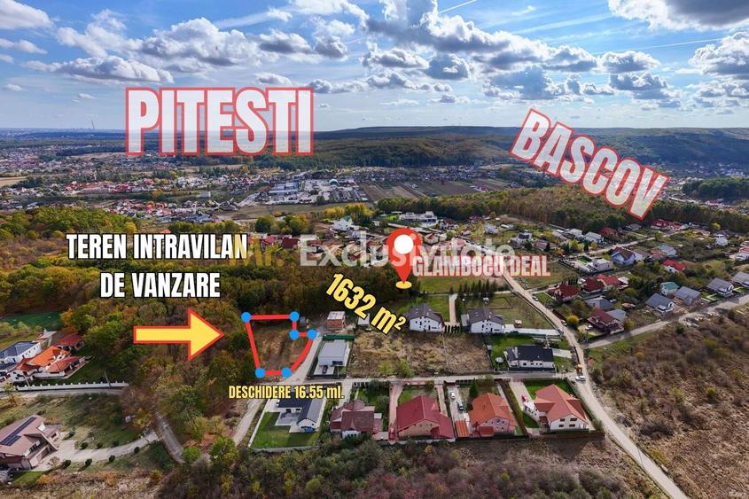 Teren Construcții intravilan de 1632 mp, în Big-Bascov