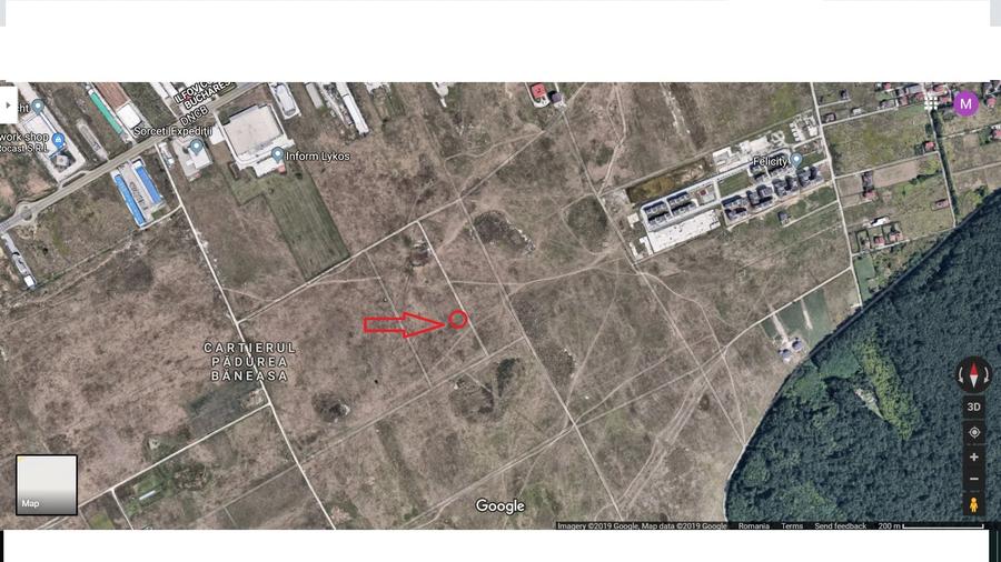 Teren Construcții intravilan de 525 mp, în Băneasa