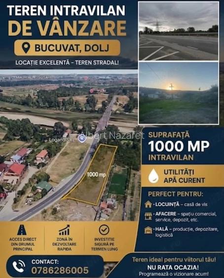 Teren de 2500 mp, în Central