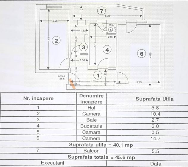 Apartament doua camere Sacele - 5
