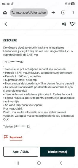 Teren de 3481 mp, în Lenauheim
